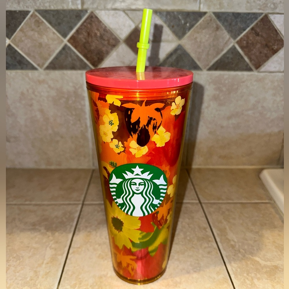 Venti Floral & Grande Studded Starbucks Cup